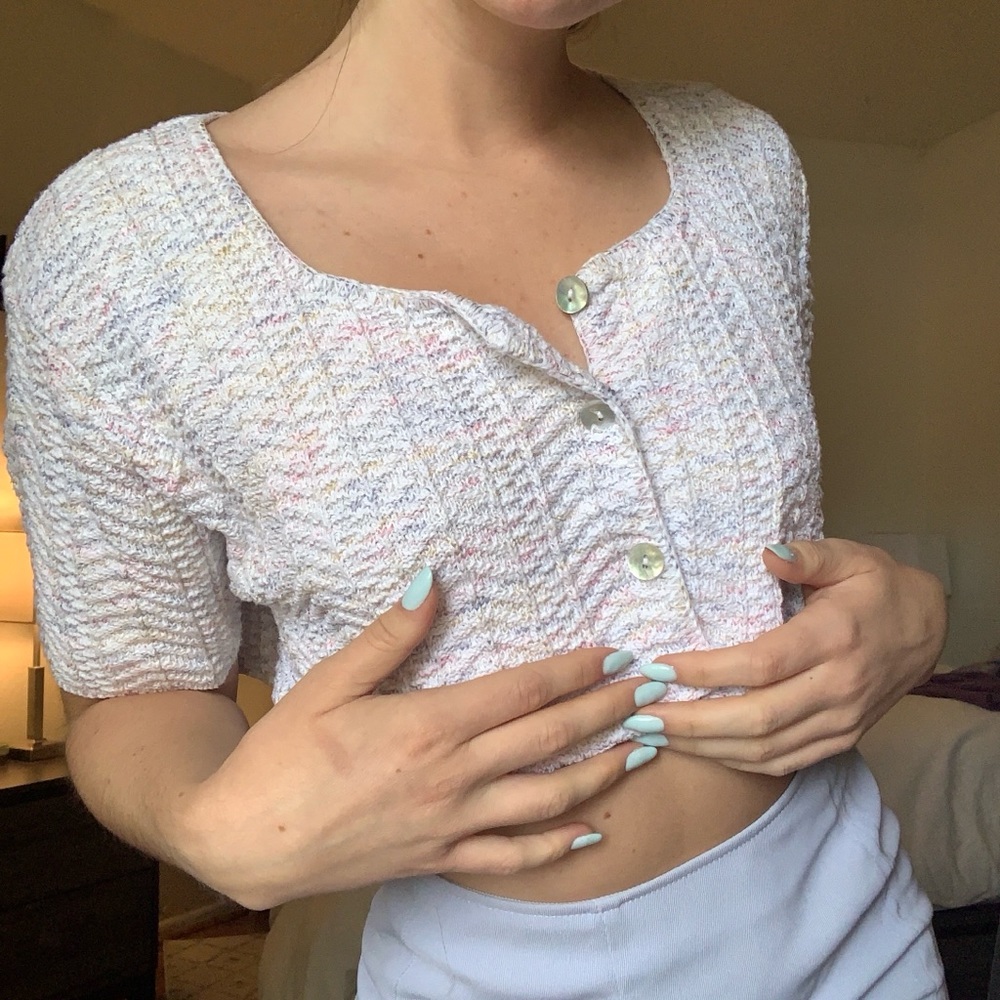 Vintage Cropped Sweater